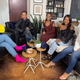 (l-r) Monica Veloz, Sharaya J, Freddie Ransome, Cydnee Black, and Iris Beilin